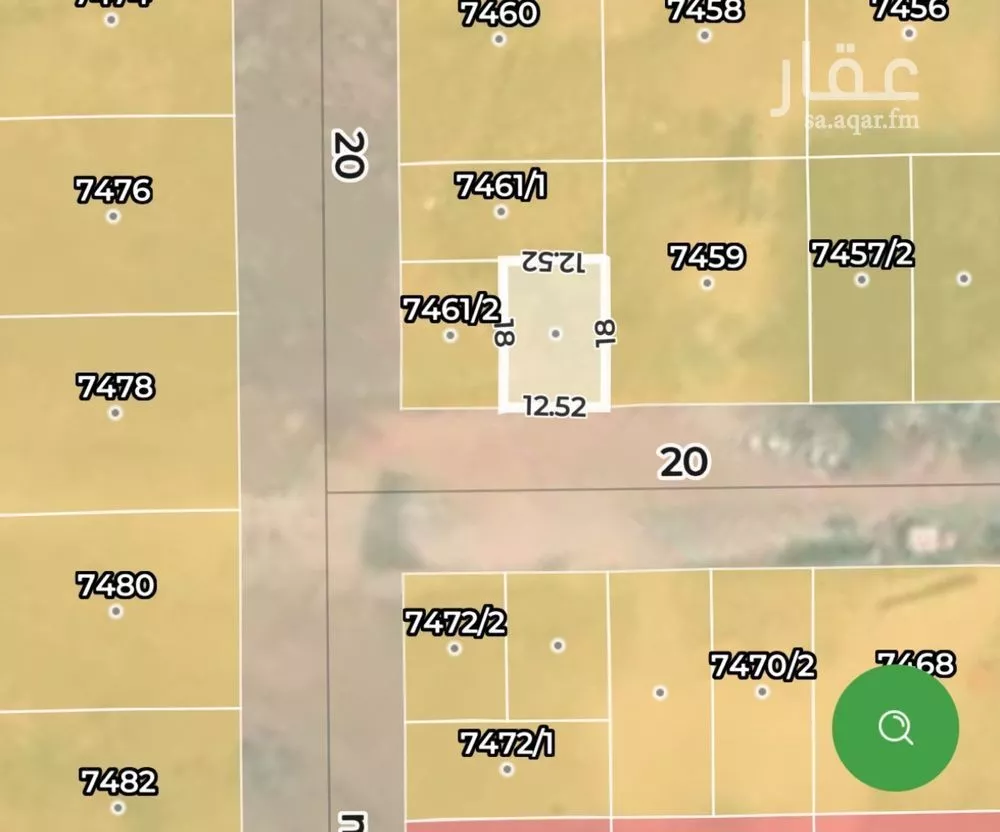 أرض للبيع في شارع إسماعيل الصائغ, حي المهدية, مدينة الرياض, منطقة الرياض 1 صورة