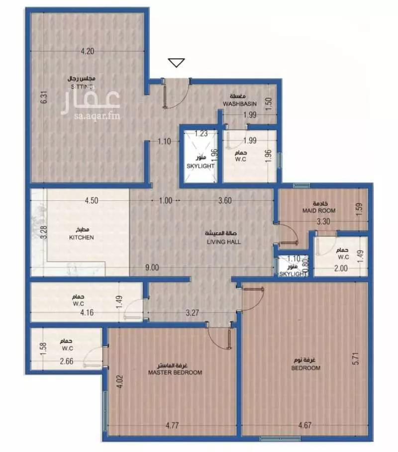 شقة للإيجار في شارع القادسية, حي الياسمين, مدينة الرياض, منطقة الرياض 1 صورة