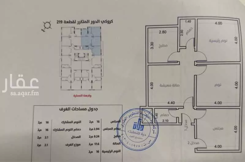 شقة للبيع في شارع الواحة, حي الواحة, مدينة جدة, منطقة مكة المكرمة 1 صورة
