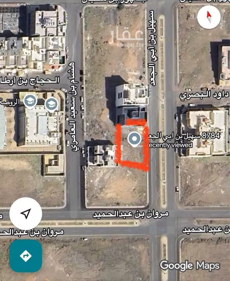 أرض للبيع في شارع سهيل بن ابي الجعد, حي الجماوات, مدينة المدينه المنوره, منطقة المدينة المنورة 1 صورة