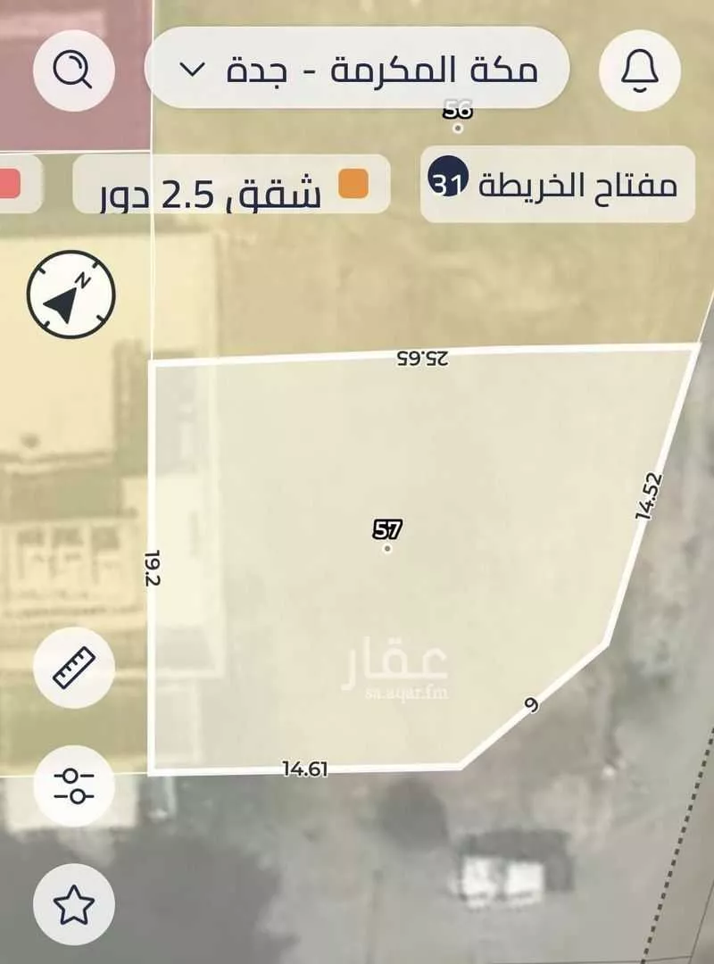 أرض للبيع في شارع الشهاب الطائفي, حي الأصالة, مدينة جدة, منطقة مكة المكرمة 1 صورة