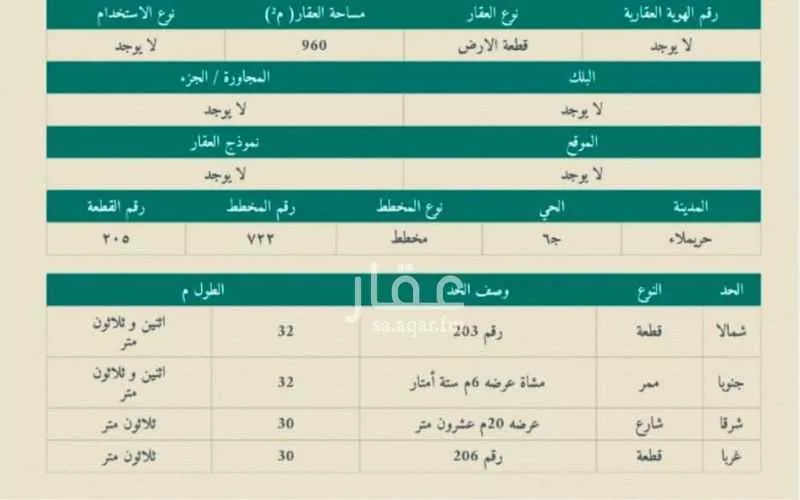 أرض للبيع في حي حي ج6, مدينة حريملاء, منطقة الرياض 1 صورة