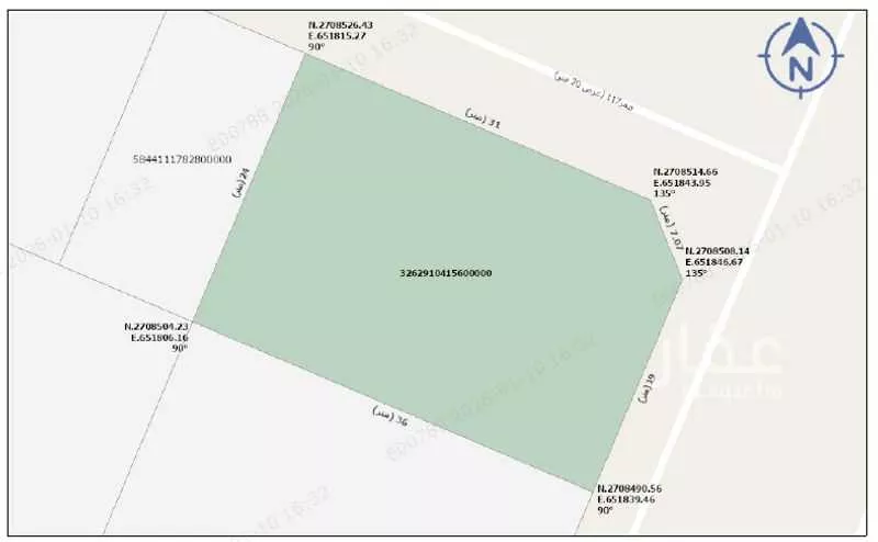 أرض للإيجار في شارع عيد بن محمد الانصاري ، حي ضاحية نمار ، الرياض ، منطقة الرياض 1 صورة