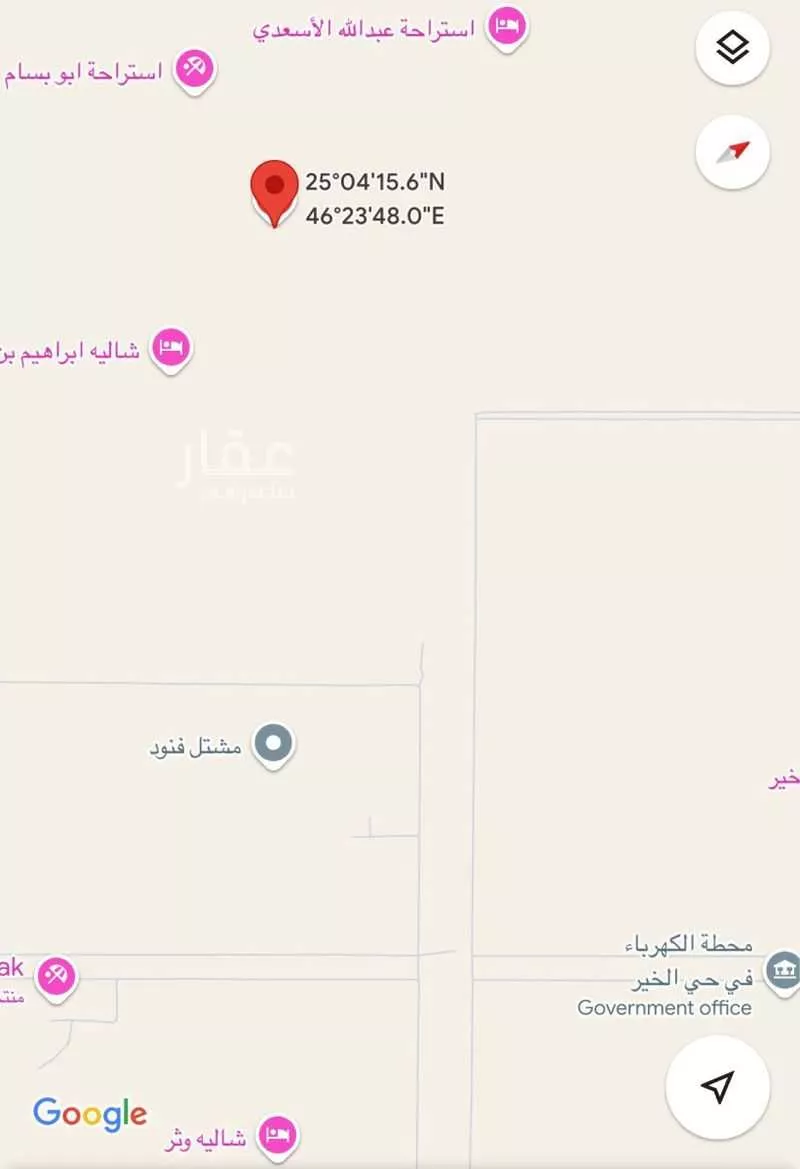 أرض للإيجار في شارع ضيف الله الجابري, حي الخير, مدينة الرياض, منطقة الرياض 1 صورة