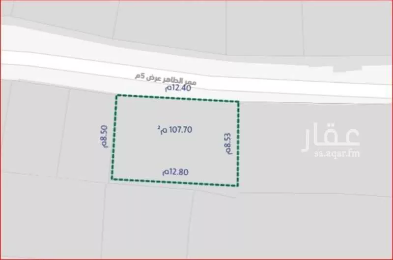 أرض للإيجار في شارع الطاهر, حي المرقب, مدينة الرياض, منطقة الرياض 1 صورة