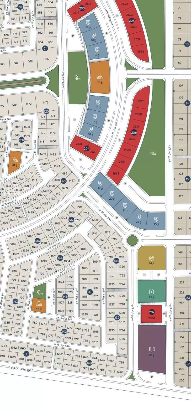 أرض للبيع في شارع 6 السيف, حي السيف, مدينة الدمام, المنطقة الشرقية 1 صورة