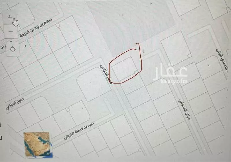 أرض للبيع في شارع دعبل الخزاعي, حي الصويدرة, مدينة المدينه المنوره, منطقة المدينة المنورة 1 صورة
