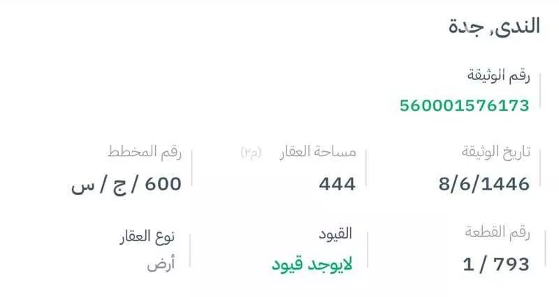 أرض للبيع في شارع عسفان, ذهبان 1 صورة