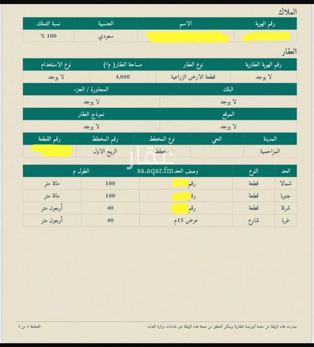 مزرعة للبيع في حي الصيهد (ال ولمه), مدينة الصيهد (ال ولمه), منطقة الرياض 1 صورة