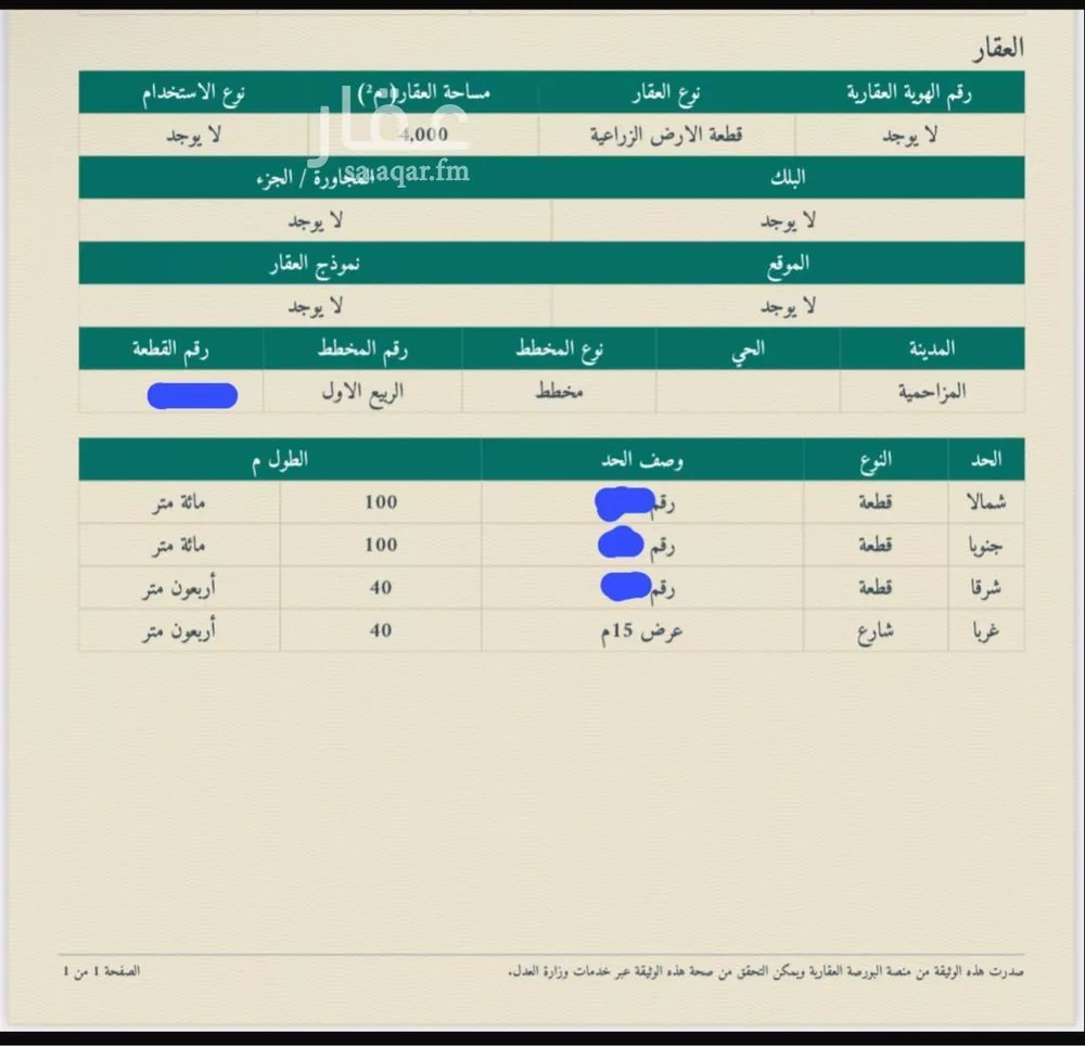 مزرعة للبيع في حي الصيهد (ال ولمه), مدينة الصيهد (ال ولمه), منطقة الرياض 1 صورة