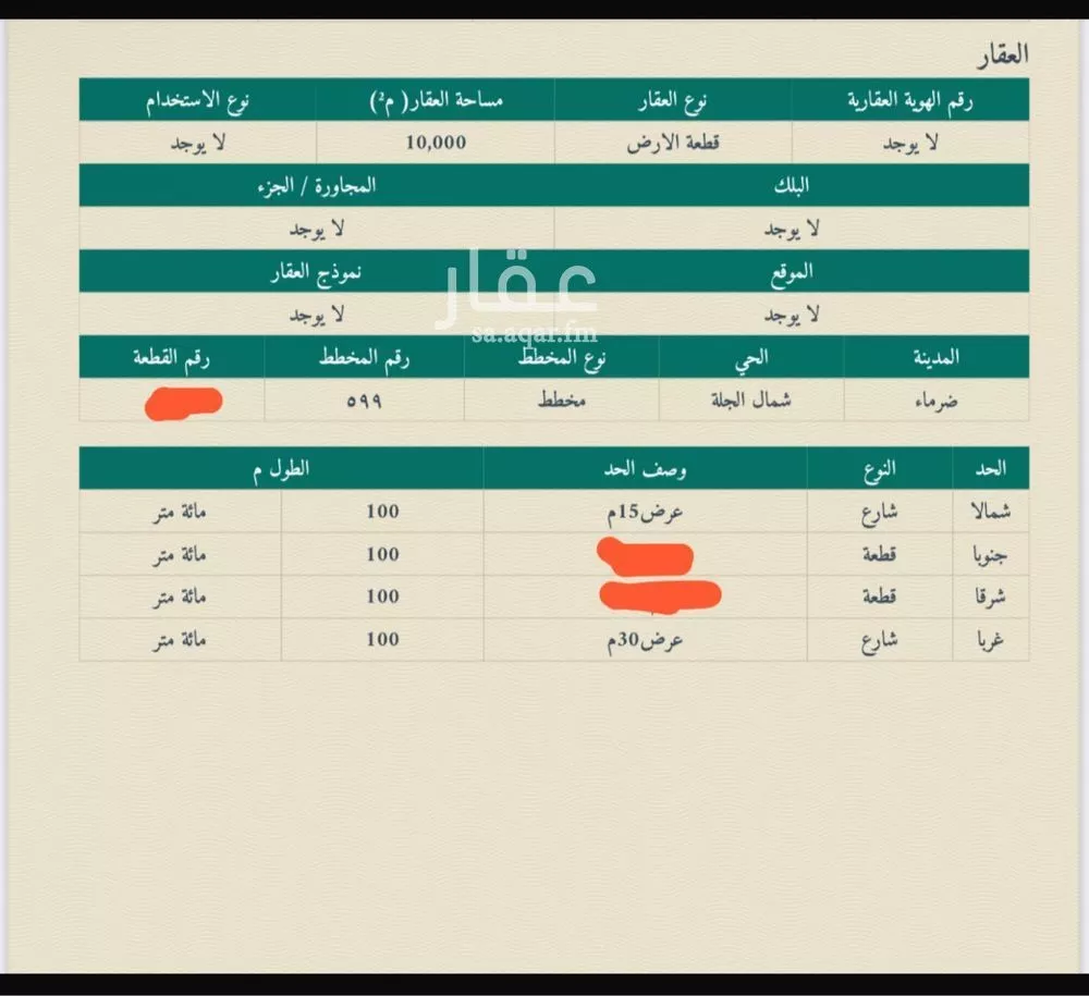 أرض للبيع في حي الكلاء ومزارعها, مدينة الكلاء ومزارعها, منطقة الرياض 1 صورة