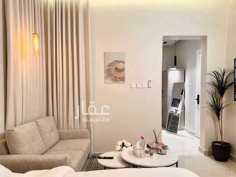 استديو مفروش للحجز في شارع عبدالله بن شهيوين ، حي الملقا ، الرياض ، منطقة الرياض 1 صورة