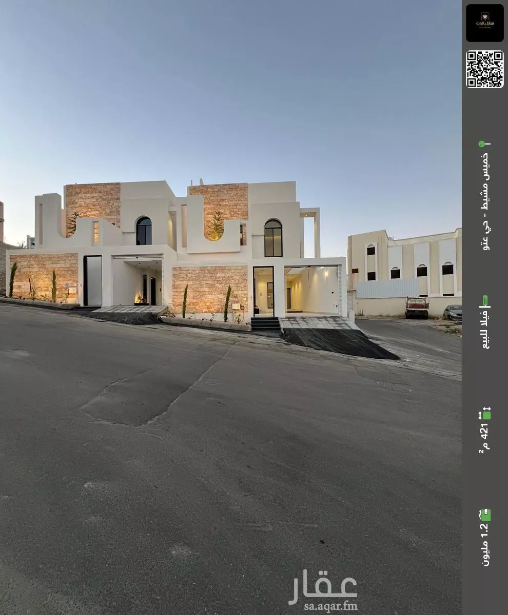 فيلا للبيع في شارع غانم المخزومي, حي عتود الشمالي, مدينة خميس مشيط, منطقة عسير 1 صورة