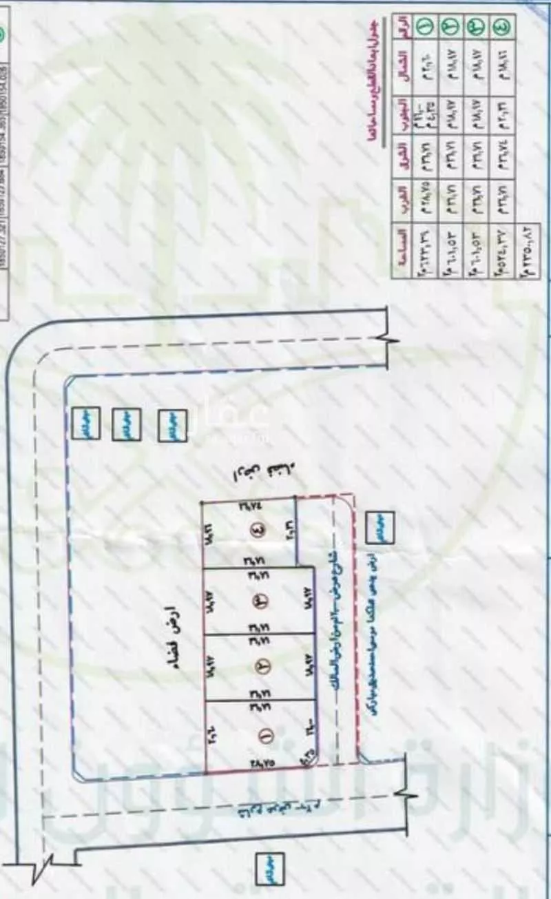 أرض للبيع في شارع معاذ العامري ، أحد المسارحة ، احد المسارحة 1 صورة