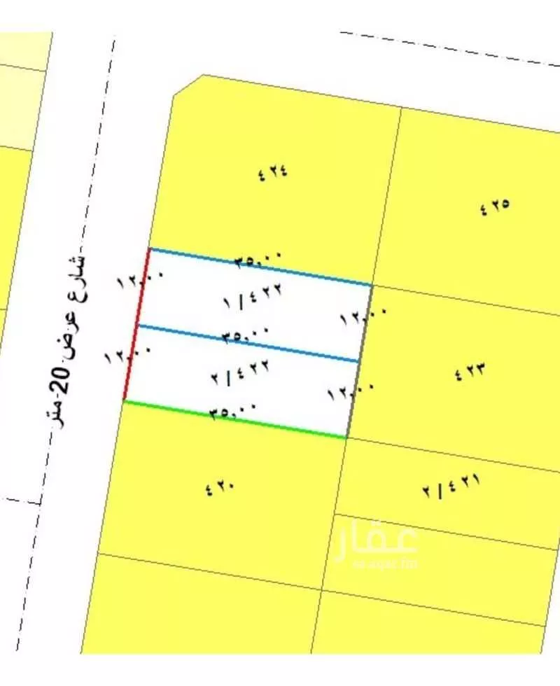 أرض للبيع في شارع البديع, حي اللؤلؤ, مدينة الخبر, المنطقة الشرقية 1 صورة