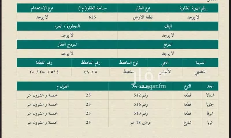 أرض للبيع في الخفجي ، الخفجي 1 صورة