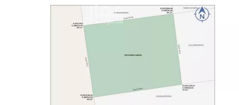 أرض للبيع في شارع نافع بن عتبه ، حي الشفق ، بريدة ، بريدة 1 صورة