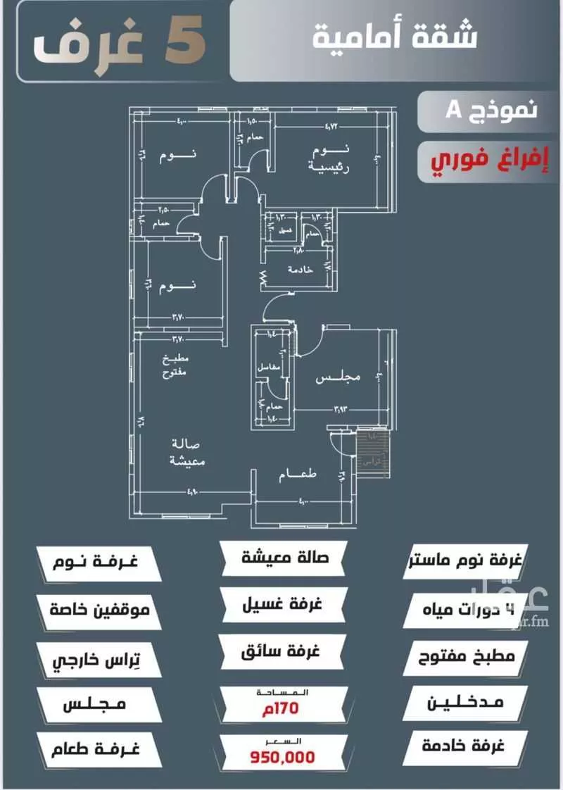 شقة للبيع في شارع ابن ابي القاسم, حي الروضة, مدينة جدة, منطقة مكة المكرمة 1 صورة