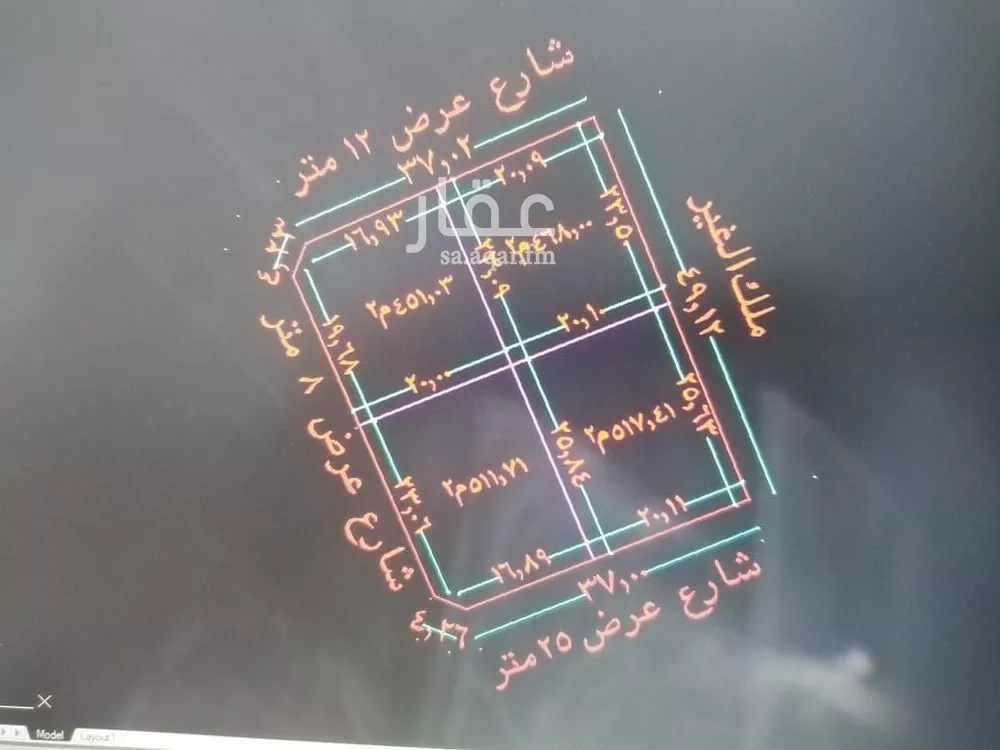 أرض للبيع في شارع ابن حميد, حي الرحاب, مدينة الطائف, منطقة مكة المكرمة 1 صورة
