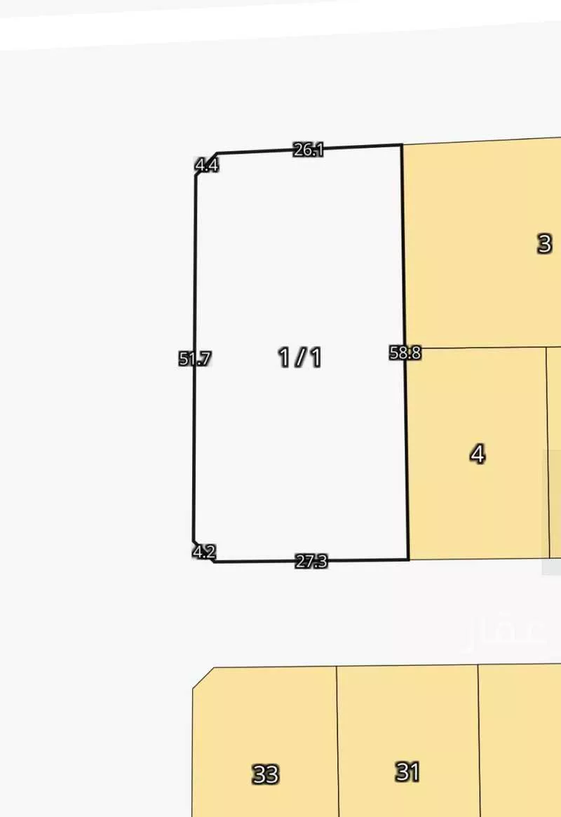 أرض للبيع في حي المعارض, مدينة خميس مشيط, منطقة عسير 1 صورة