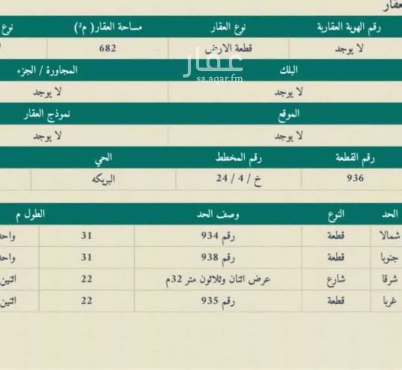 أرض للبيع في شارع حسان الاسلمي, حي المكسر (العقيله), مدينة المكسر (العقيله), منطقة مكة المكرمة 1 صورة