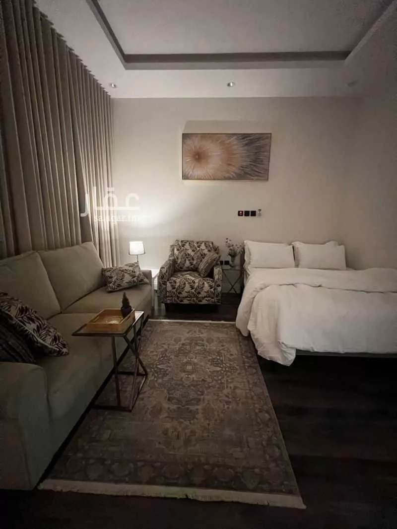 استديو مفروش للحجز في شارع الأمير ناصر بن سعود بن فرحان آل سعود ، حي الصحافة ، الرياض ، منطقة الرياض 1 صورة