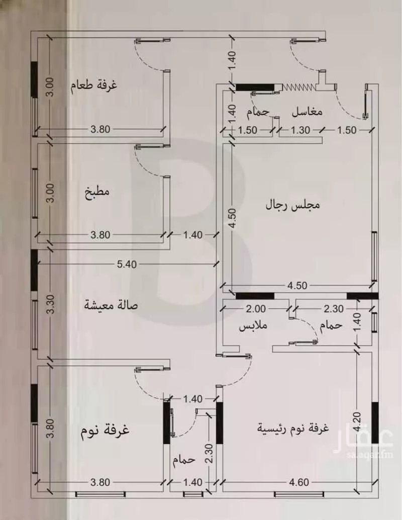شقة للبيع في شارع سعد بن ذؤيب, حي الزهراء, مدينة جدة, منطقة مكة المكرمة 1 صورة