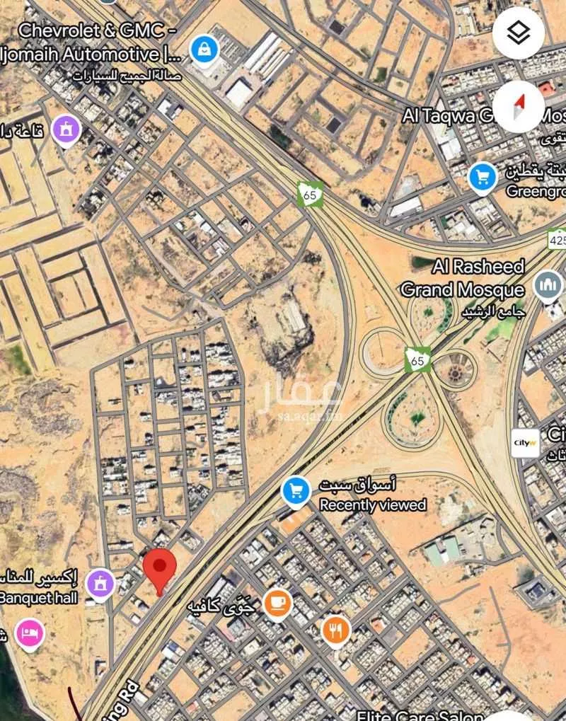 أرض للبيع في شارع الشقة 435, حي المنصورة, مدينة بريدة, منطقة القصيم 1 صورة