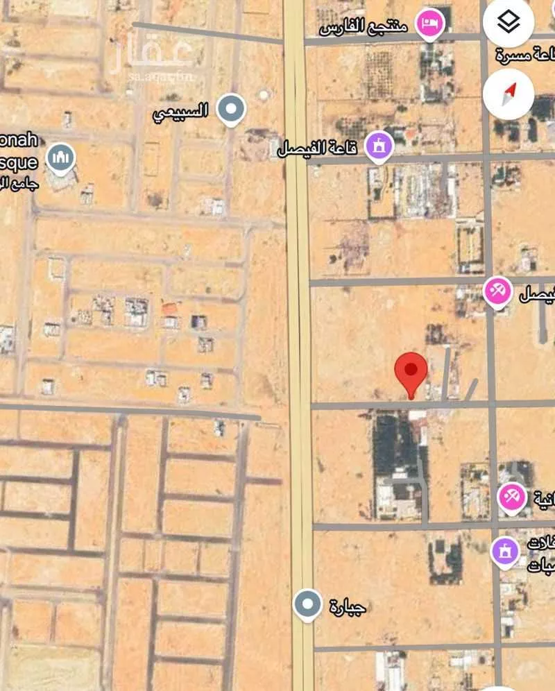 أرض للبيع في شارع الشقة العليا 339, حي جبارة, مدينة بريدة, منطقة القصيم 1 صورة