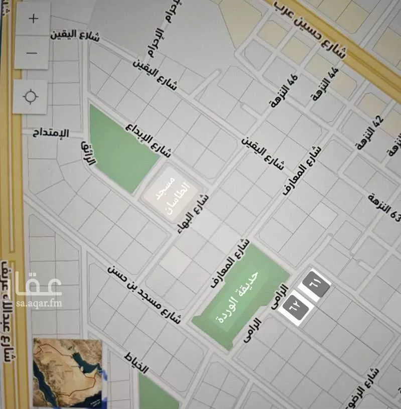 أرض للبيع في شارع الرامى, حي النزهة, مدينة مكه المكرمه, منطقة مكة المكرمة 1 صورة