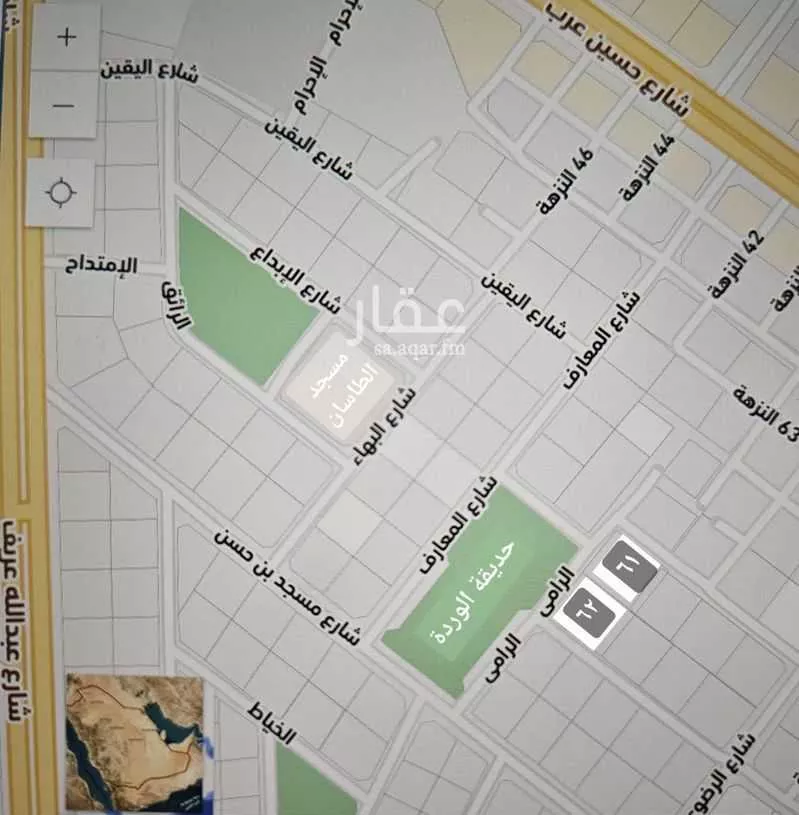 أرض للبيع في شارع الرامى, حي النزهة, مدينة مكه المكرمه, منطقة مكة المكرمة 1 صورة