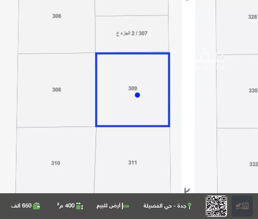 أرض للبيع في شارع حصن بيت الند, حي الفضيلة, مدينة جدة, منطقة مكة المكرمة