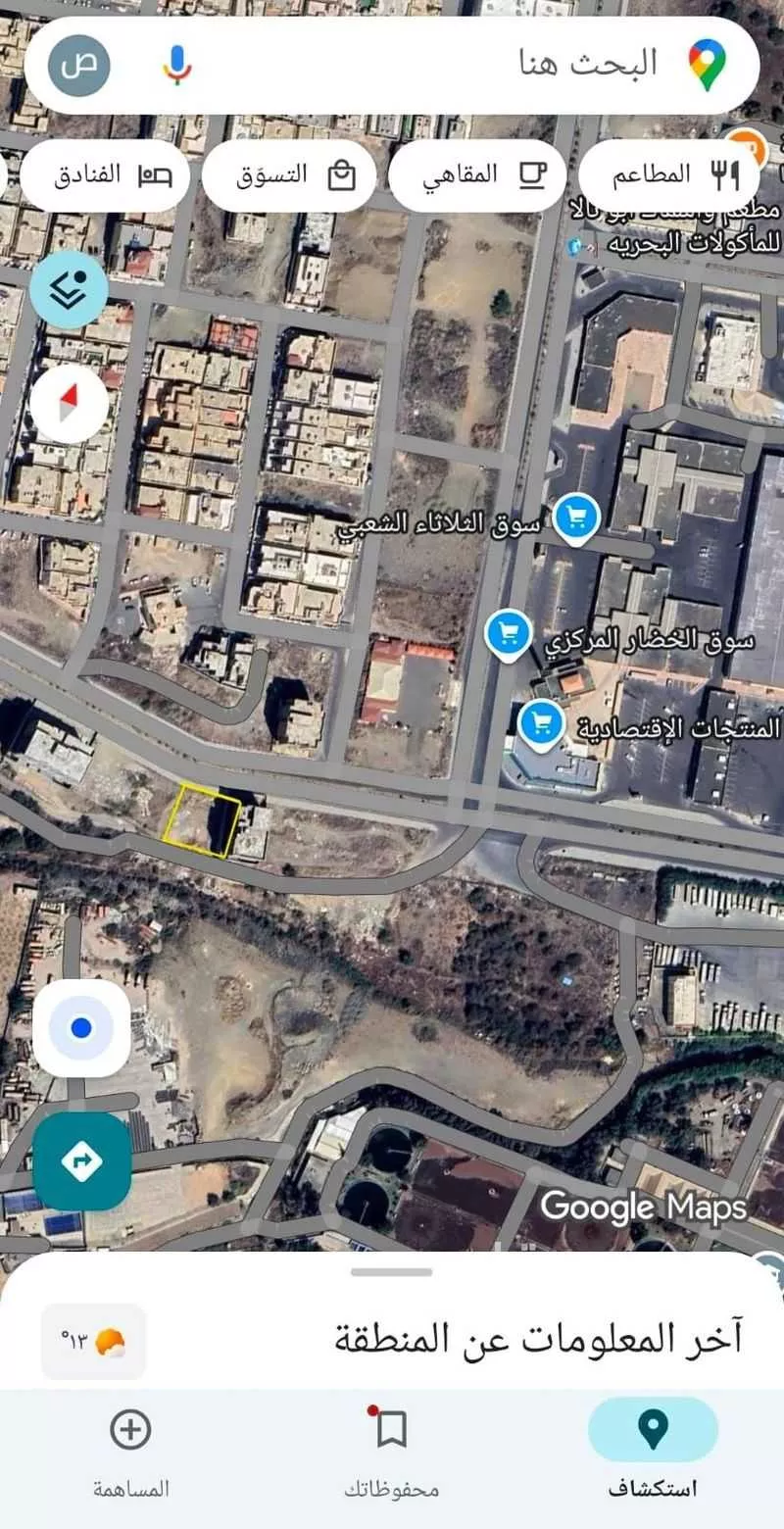 أرض للبيع في شارع الطحاوي, حي الشرقية, مدينة ابها, منطقة عسير 1 صورة