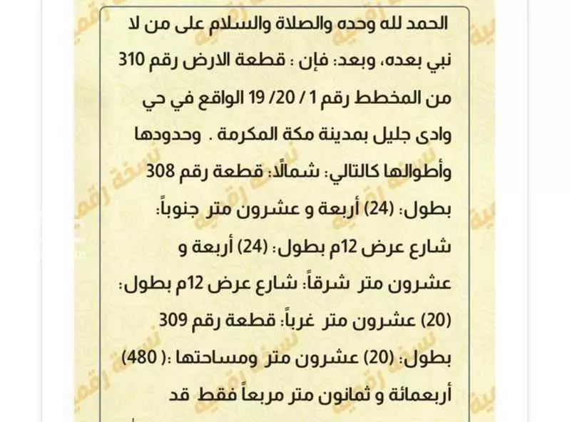 أرض للبيع في شارع 17 جبل النور 1 ، حي جبل النور ، مكة ، منطقة مكة المكرمة 1 صورة