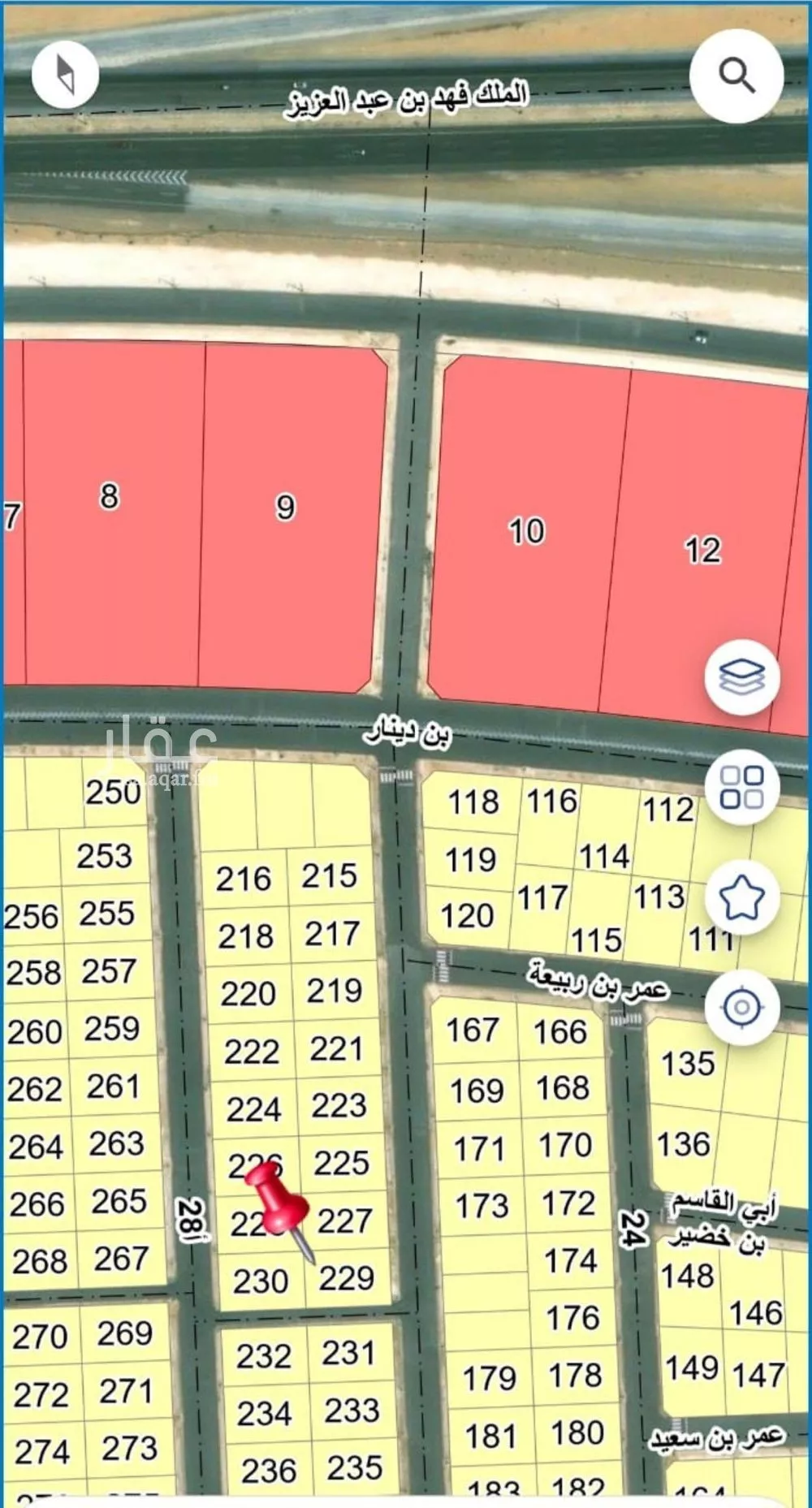 أرض للبيع في شارع 62 المطار, حي المطار, مدينة الدمام, المنطقة الشرقية 1 صورة