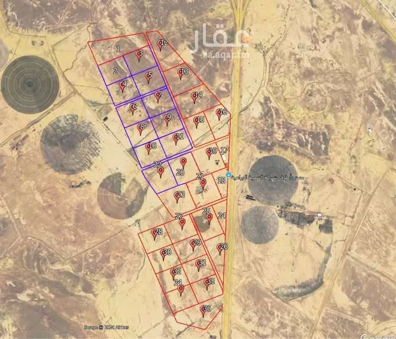 أرض للبيع في حي مزارع الداهنه (القويطير الادني), مدينة مزارع الداهنه (القويطير الادني), منطقة الرياض 1 صورة