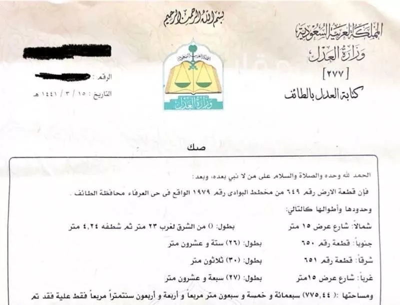 أرض للبيع في شارع 21727914, حي البوادي, مدينة امارة منطقة مكة المكرمة - الطائف, منطقة مكة المكرمة 1 صورة