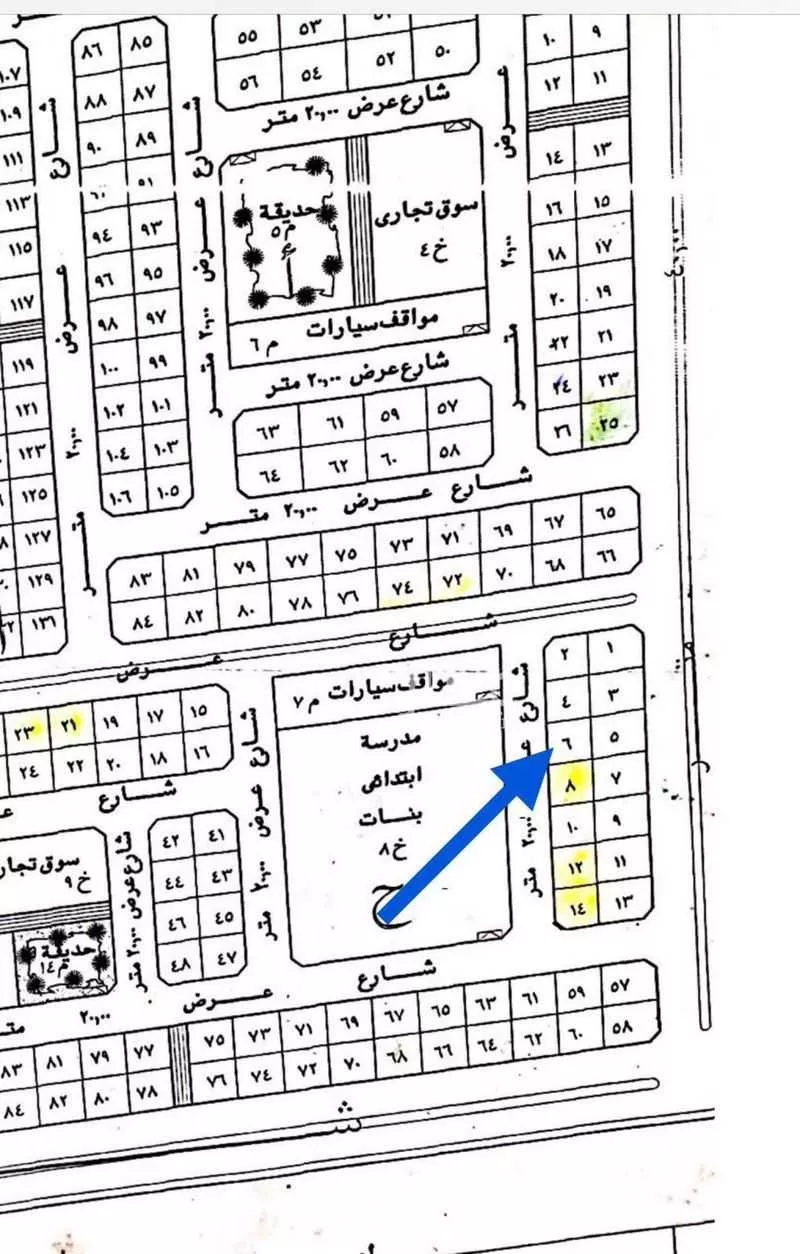 أرض للبيع في حي حي قرطبة - بقيق, مدينة بقيق, المنطقة الشرقية 1 صورة