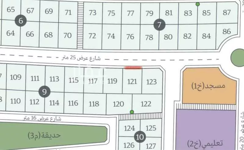أرض للبيع في شارع شارع واحة الشرقية, حي الشعلة, مدينة الدمام, المنطقة الشرقية 1 صورة