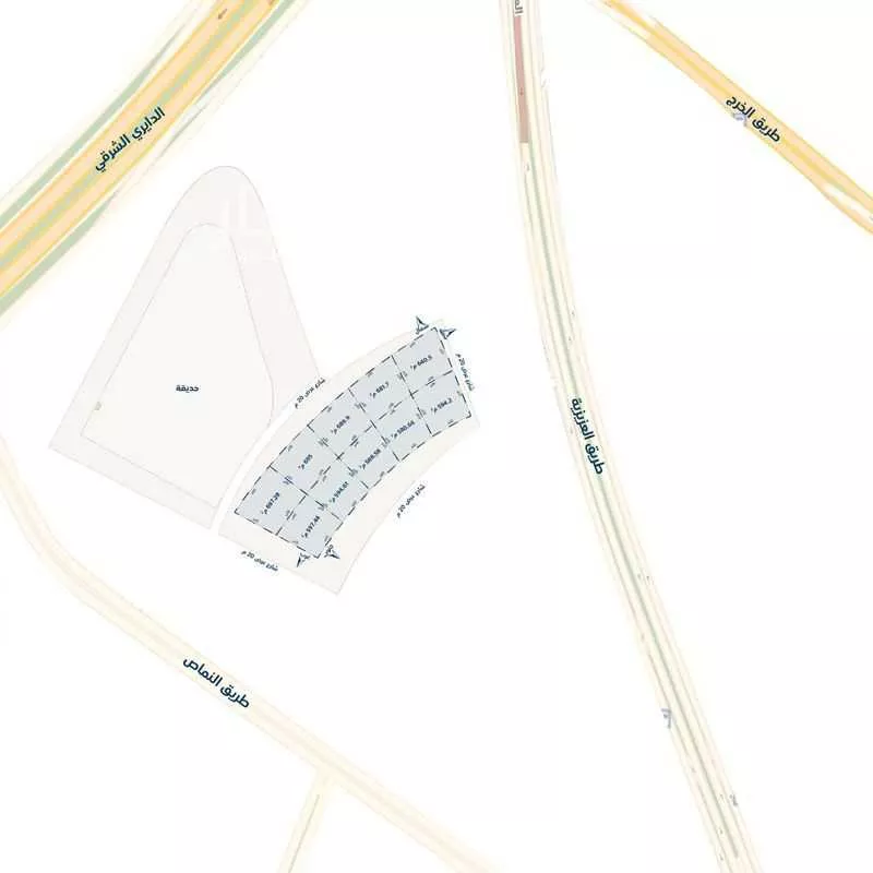 أرض للبيع في شارع احمد بن يعقوب الرازي, حي العزيزية, مدينة الرياض, منطقة الرياض 1 صورة