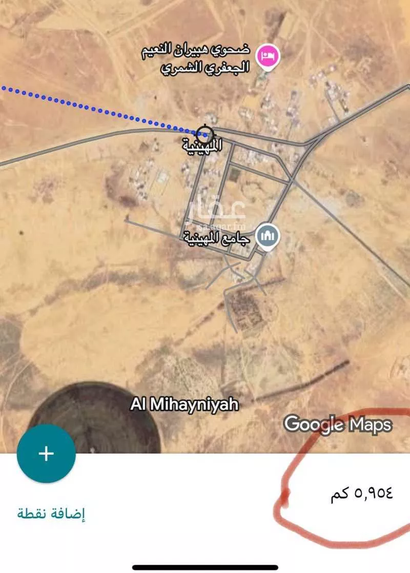 أرض للبيع في شارع العام, حي المهينية, مدينة المهينيه, منطقة حائل 1 صورة