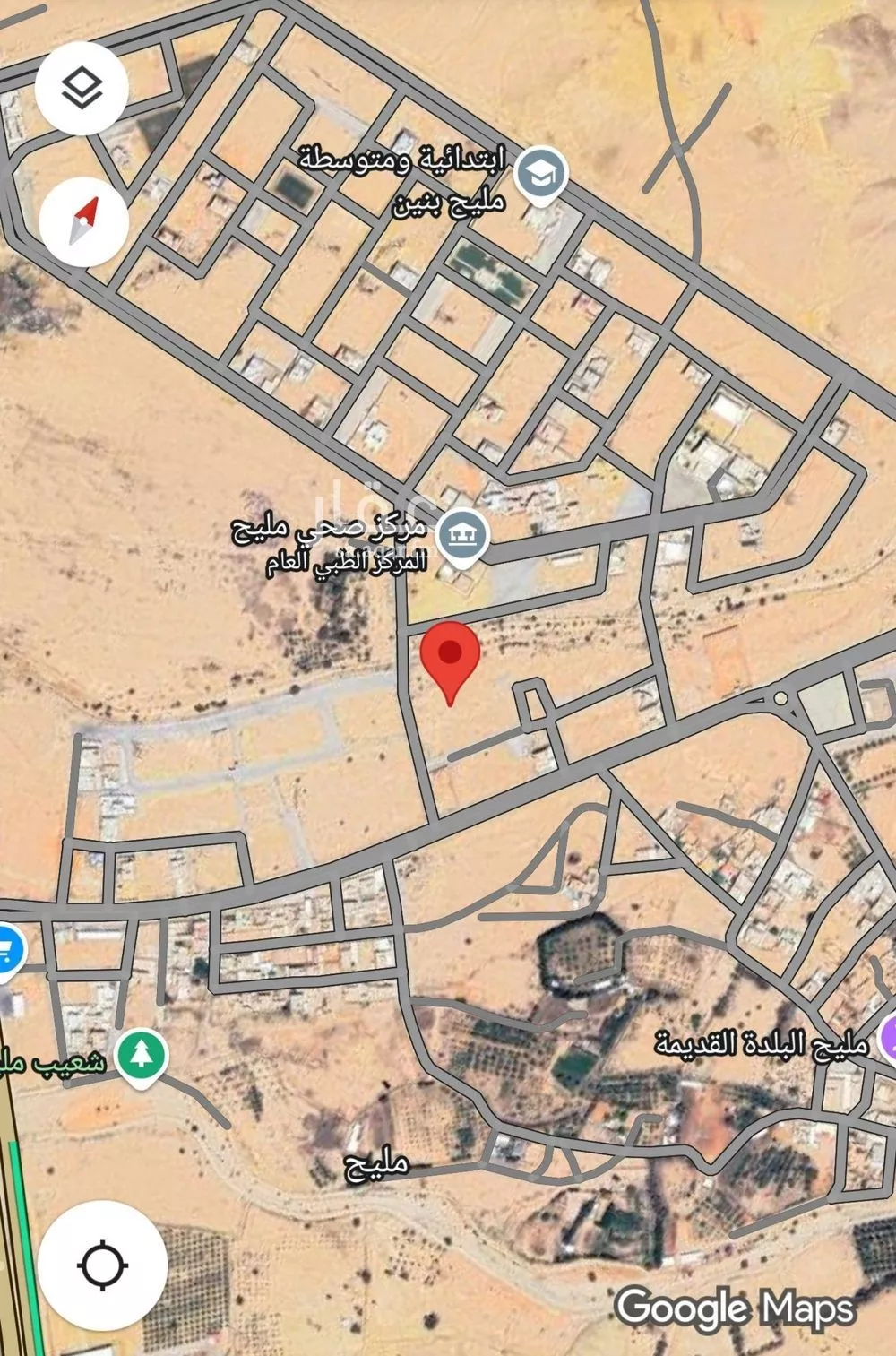 أرض للبيع في شارع داخلي , حي مليح, مدينة الغاط - مليح, منطقة الرياض 1 صورة