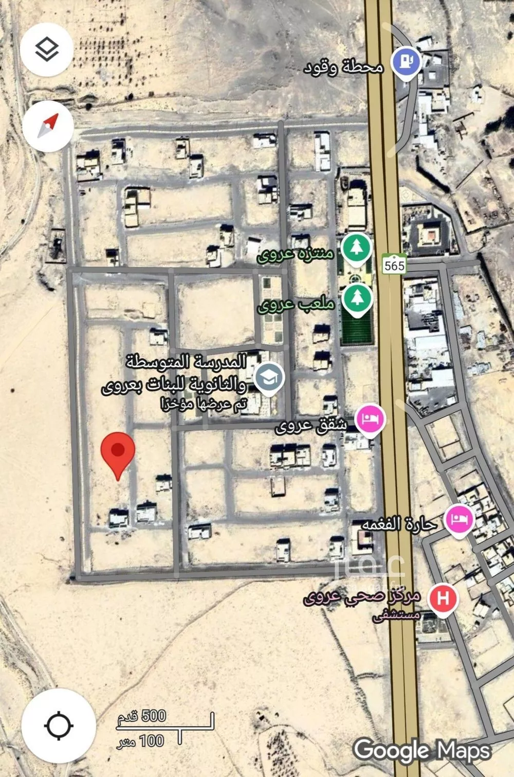 أرض للبيع في شارع (مخطط  908 )12, حي مخطط 908, مدينة عروى, منطقة الرياض 1 صورة