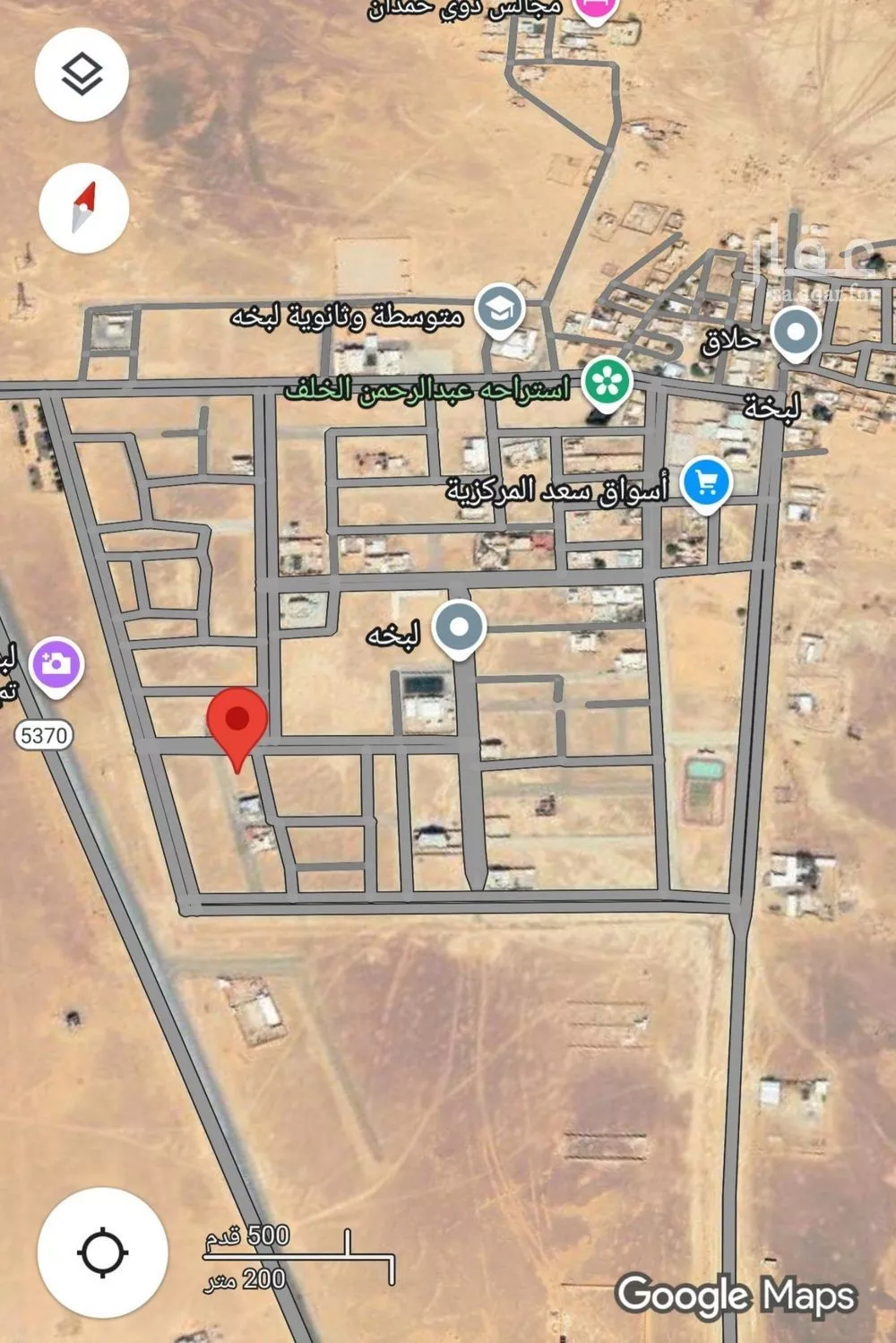 أرض للبيع في شارع داخلي , حي الدانة, مدينة لبخه, منطقة الرياض 1 صورة