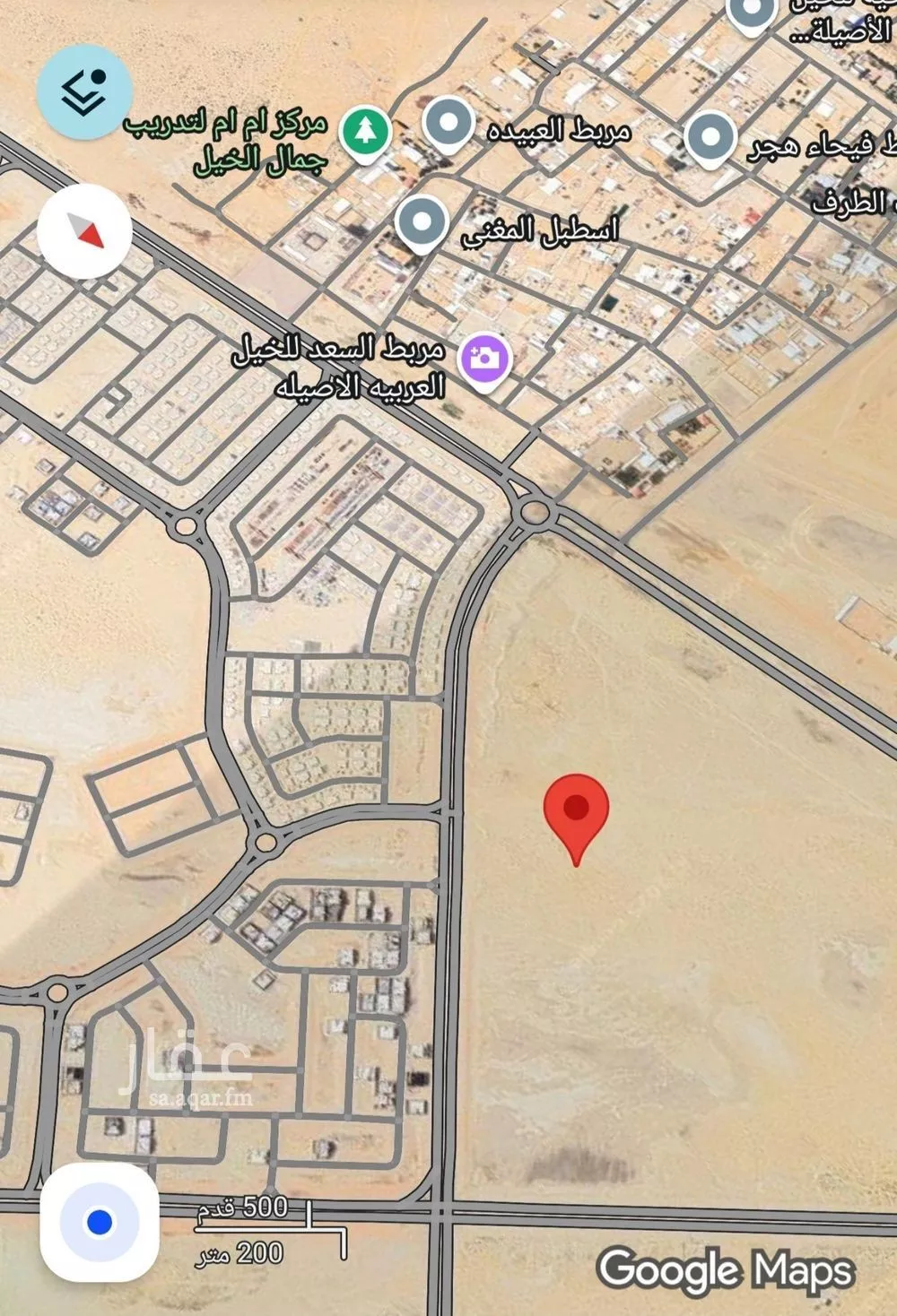 أرض للبيع في شارع داخلي , حي هجر الحادي عشر, مدينة الاحساء, المنطقة الشرقية 1 صورة