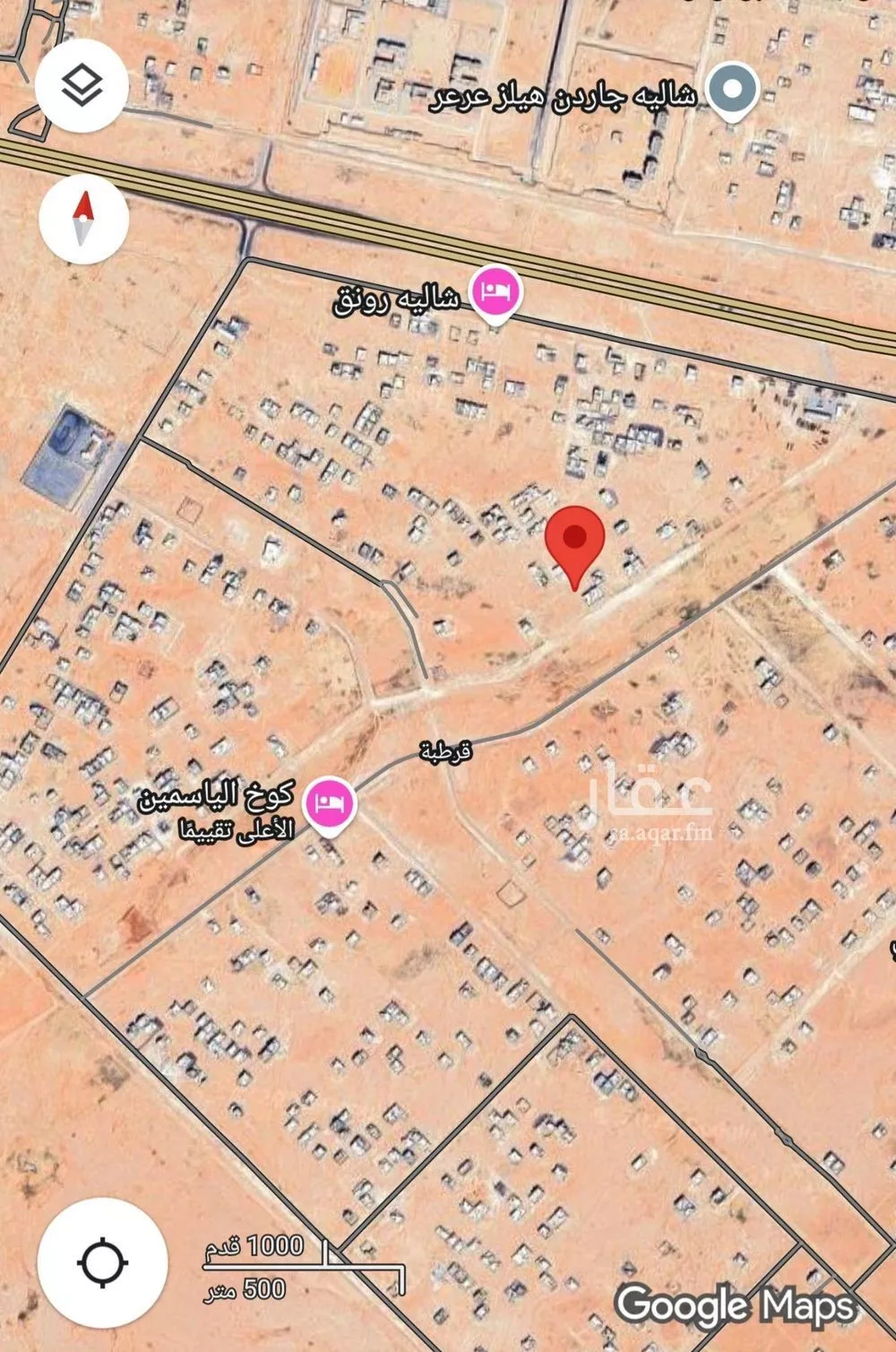 أرض للبيع في شارع أبي القاسم الحلي
, حي قرطبة, مدينة عرعر, منطقة الحدود الشماليه 1 صورة