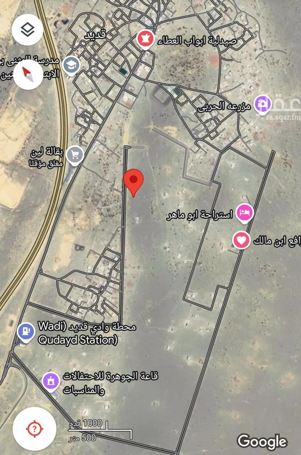 أرض للبيع في شارع سبيع بن قيس الخزرجي, حي المكسر (العقيله), مدينة المكسر (العقيله), منطقة مكة المكرمة 1 صورة