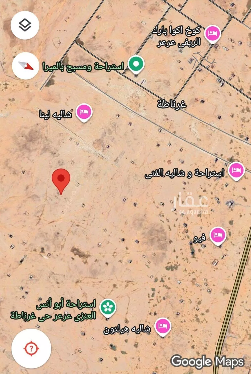 أرض للبيع في شارع دعامة ابن عزيز ابن عمرو ابن ربيعة, حي غرناطة الشرقي, مدينة عرعر, منطقة الحدود الشماليه 1 صورة