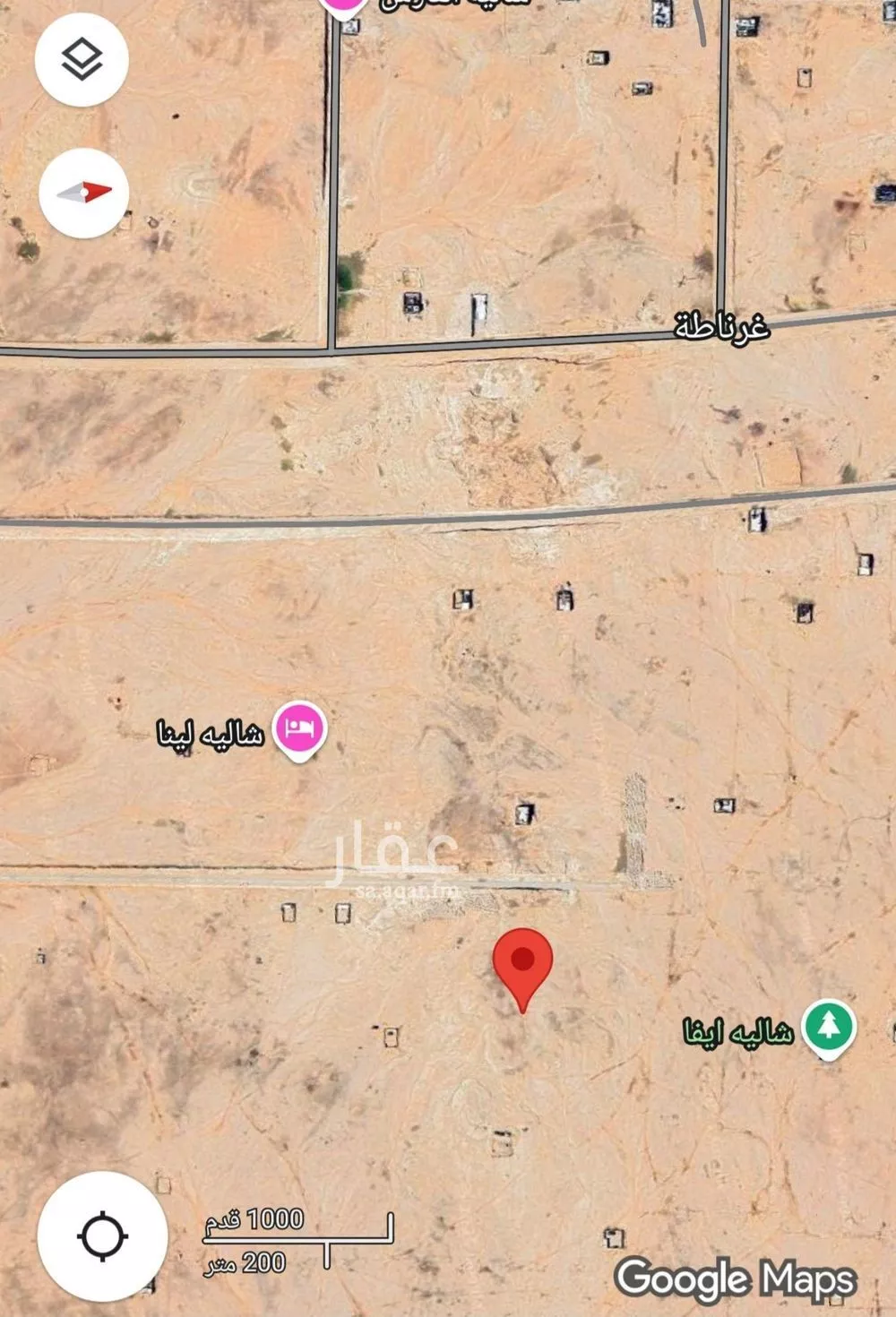 أرض للبيع في شارع رزين بن عمار, حي غرناطة الشرقي, مدينة عرعر, منطقة الحدود الشماليه 1 صورة