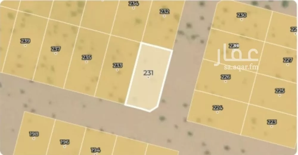 أرض للبيع في شارع غير مسمى , حي الخزان, مدينة بيشة, منطقة عسير 1 صورة